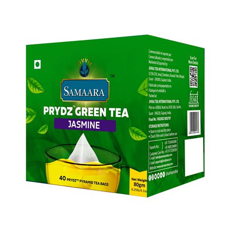 Jivvij Samaara Prydz Pyramid Jasmine Green Tea | 40 Tea Bags