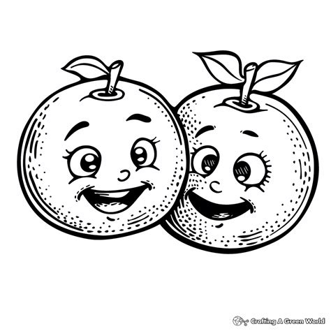 Laranja Desenho Para Colorir