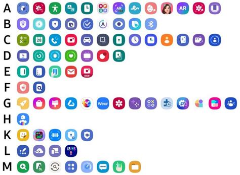 app icons samsung