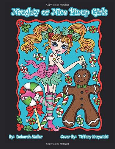 Buy Naughty or Nice Pinups: Christmas Pinup Girls to Color. Funny and ...