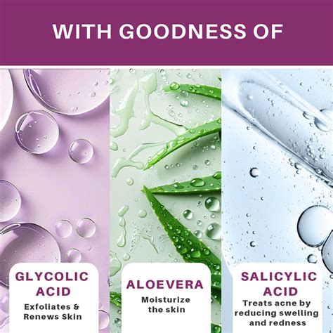 Glamveda Glycolic acid & Salicylic Acid Anti Acne face wash – Glamveda ...