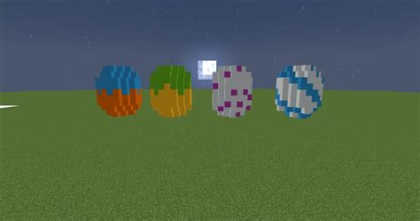 Easter Eggs Schematic Minecraft Map