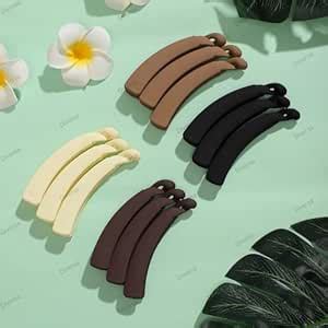 Diversa Banana Clips Hair Clips for Thin Hair Women Non Slip Banana ...