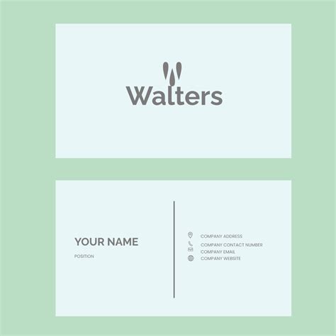 Minimalist Business Card Template 的图像结果
