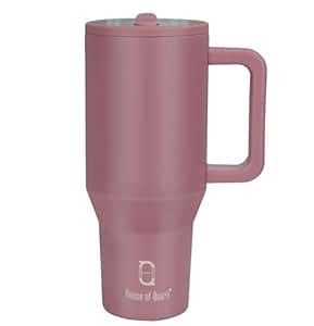 Buy House of Quirk 1200ML Tumbler with Handle & Simple Flip Straw - Car ...