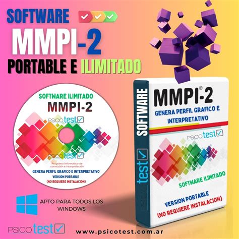Test MMPI 2 - Profesional (Portable) - Perfil Grafico e Interpretativo