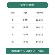 Buy INNERSY Big Girls Bikini Underwear Briefs Cotton Hipster Panties ...