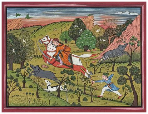 Queen Bruj Kunwer Of Kotah - Handmade Miniature Painting – Truly Earthy