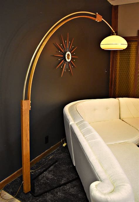 Mid Century Large Arc Floor Lamp by Nova Lighting by DirtyGirlsAntiques ...