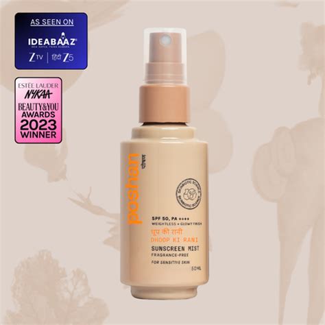 Sunscreen Mist SPF 50+ - Dhoop Ki Rani by Poshan Skincare