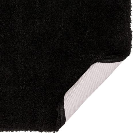 Mohawk Home Acclaim bath rug 17-in x 24-in Black Nylon Bath Rug Y3032 ...