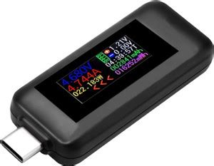 HASTHIP C Tester LCD Screen Digital Multimeter, Plug & Go USB C Power ...