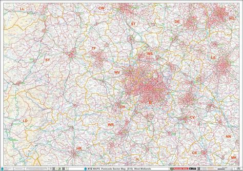 Buy West Midlands: 10 (Postcode Sector Maps) Book Online at Low Prices ...