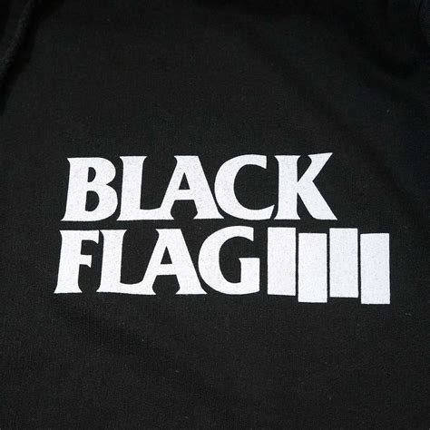 BLACK FLAG ジップアップ・パーカー Logo-Black | OSOMALO バンドTシャツの通販