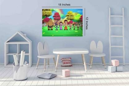 Kids Cartoon Poster|"Chhota Bheem" Cartoon Poster For Play School, Kids ...