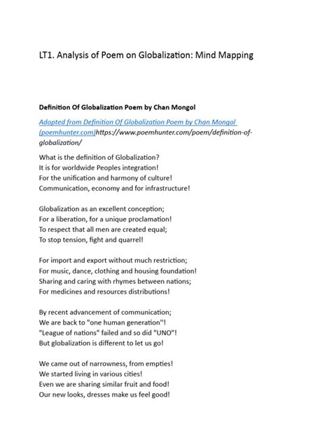 Globalization Poem 的图像结果