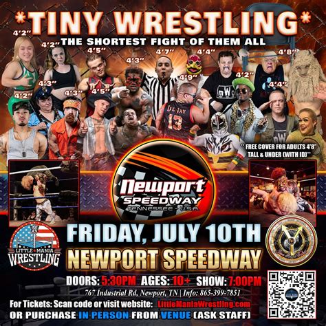 Newport, TN - Mini Wrestling All * Stars @ Newport Speedway "The ...