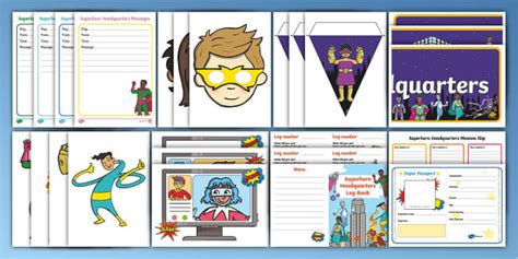 Superhero Headquarters Role-Play Pack