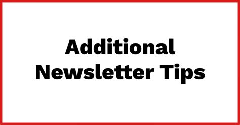 E-Newsletter Tips 的图像结果