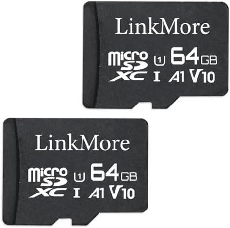 LinkMore XV11 64GB (2 Pack) MicroSD Flash Memory Card, Micro SDXC Card ...