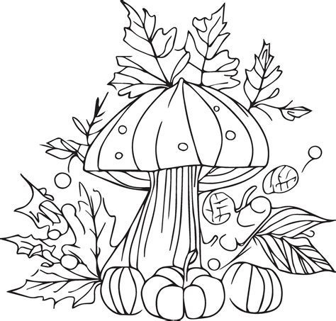 Cute Fall Coloring Pages For Adults
