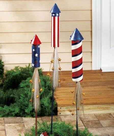 metal 4th of july decorations