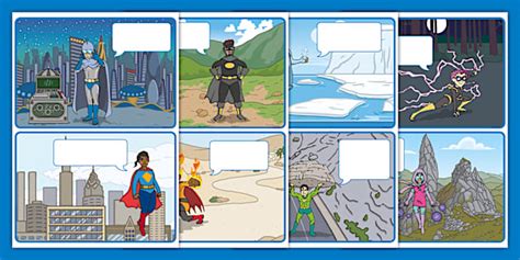 Superhero Speech Bubbles Activity Sheets | Twinkl - Twinkl
