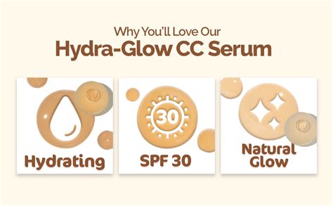 Mamaearth Hydra-Glow CC Serum with Vitamin C & Hyaluronic Acid ...