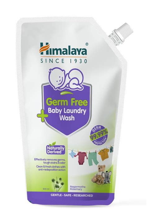 Himalaya Germ Free Baby Laundry Detergent Liquid 500 ML (Refill Pouch ...