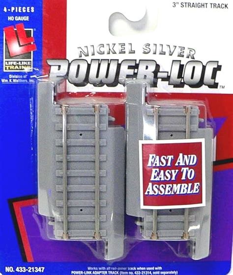 Buy HO Scale 3" Straight Track Power Loc Online at Low Prices in India ...