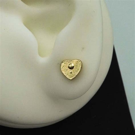 foiled heart studs – Interstellar India