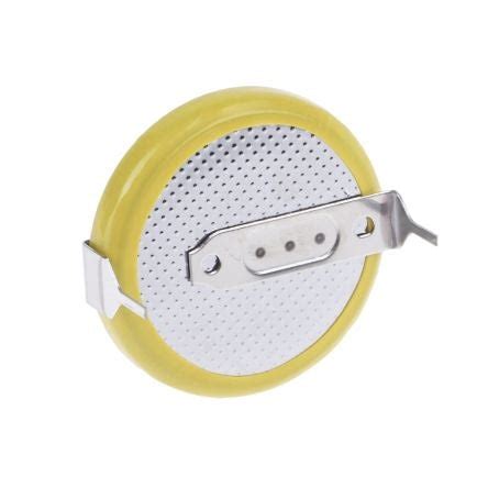 [Type 1] CR2032 3V Non Rechargeable Lithium Coin Cell with 2 Solder Ta