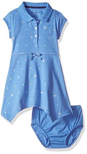 Nautica Baby Girls' Pique Dress with Shawl Collar India | Ubuy