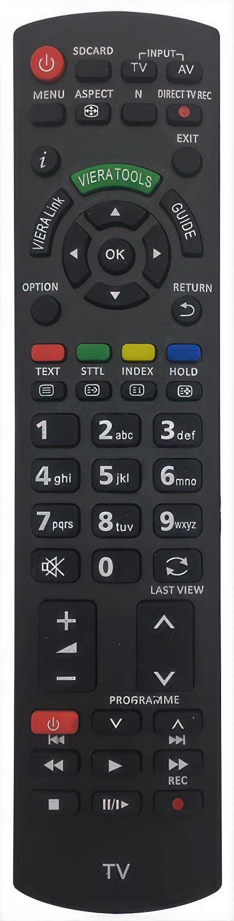 Universal Panasonic Tv Remote Control Universal Replacement For All ...