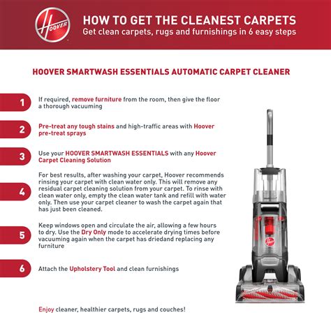 Hoover SmartWash Essentials Automatic Carpet Cleaner - Hoover