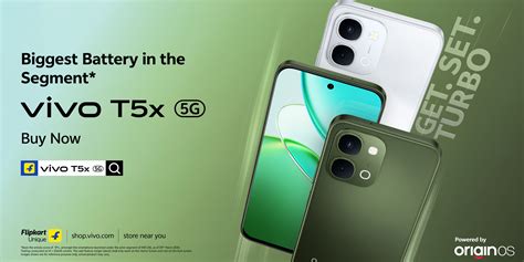 vivo T5x 5G with Segment’s Biggest Battery1 and Dimensity 7400 Turbo ...