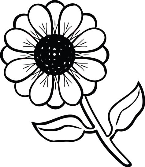 black and white clip art flowers free 20 free Cliparts | Download ...