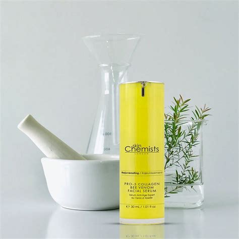 Skin Research Ltd SkinChemists Sérum Facial con Pro-5 Colágeno y Veneno ...