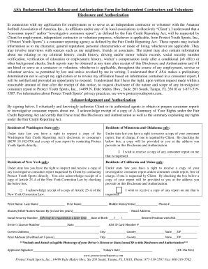 Fillable Online Background Release Form - ASAPYSConsentFormpdf Fax ...