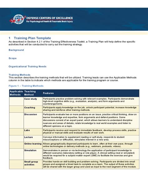 Image result for Training Module Plan Template