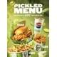 Pickle QSR Chicken Menus : Pickled Menu