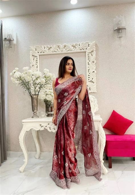 KC 826 Embroidery jimmy choo Silk Saree Collection