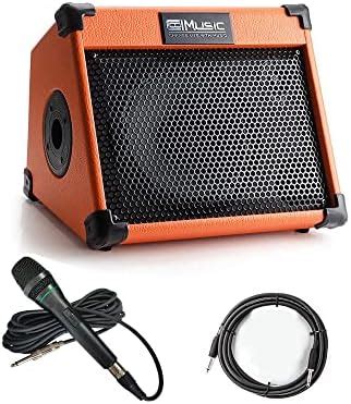 Acoustic Guitar Amplifier, 20 Watt Bluetooth Amp for Guitar Acoustic ...
