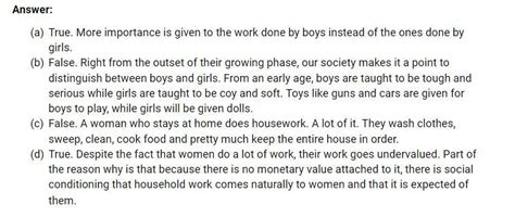 Are the statements given alongside true or false.support your answer ...