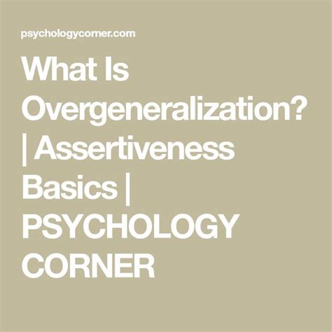 Image result for Overgeneralization