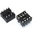 Invento 20PCS 8-Pin 8pins DIL DIP IC Socket PCB Mount Connector ...
