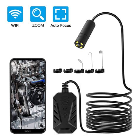 F230 Handheld WiFi Endoscopes Automatic Focusing 14mm Industrial Bores ...