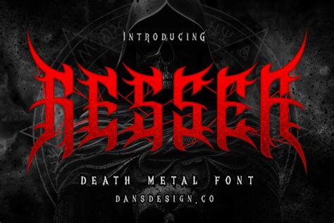 25+ Best Heavy & Death Metal Fonts That Rock | Design Shack