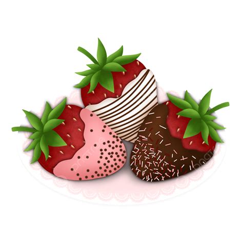 Chocolate Covered Strawberries Clip Art