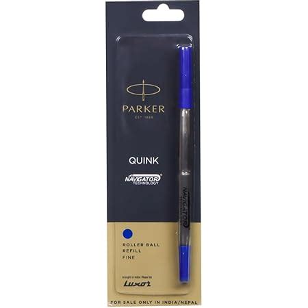 Parker Ultra Fine Navigator Roller Ball Refill, Blue : Amazon.in ...